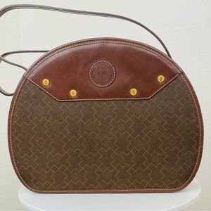 Vintage Charles Louvier Round Logo Bag